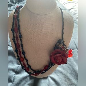 Red is the Rose Necklace
